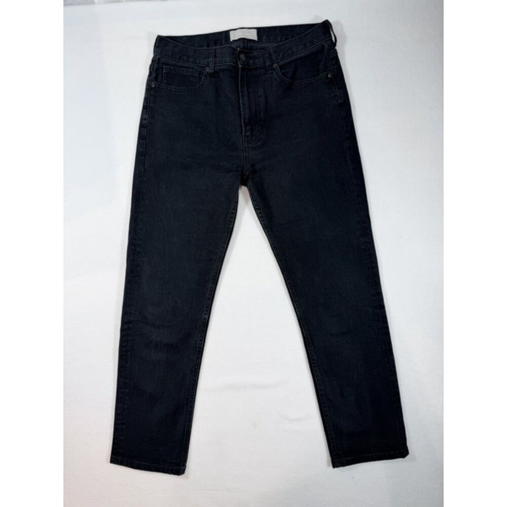 Everlane Women’s 28 Black High Rise Straight Leg Stretch Jeans Denim